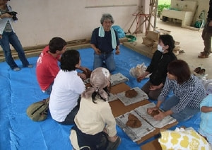 陶芸教室の様子